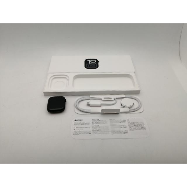 【中古】Apple Apple Watch Series10 46mm GPS ジェットブラックアルミニウムケース (バンド無し)【神保町】保証期間１ヶ月【ランクB】の画像