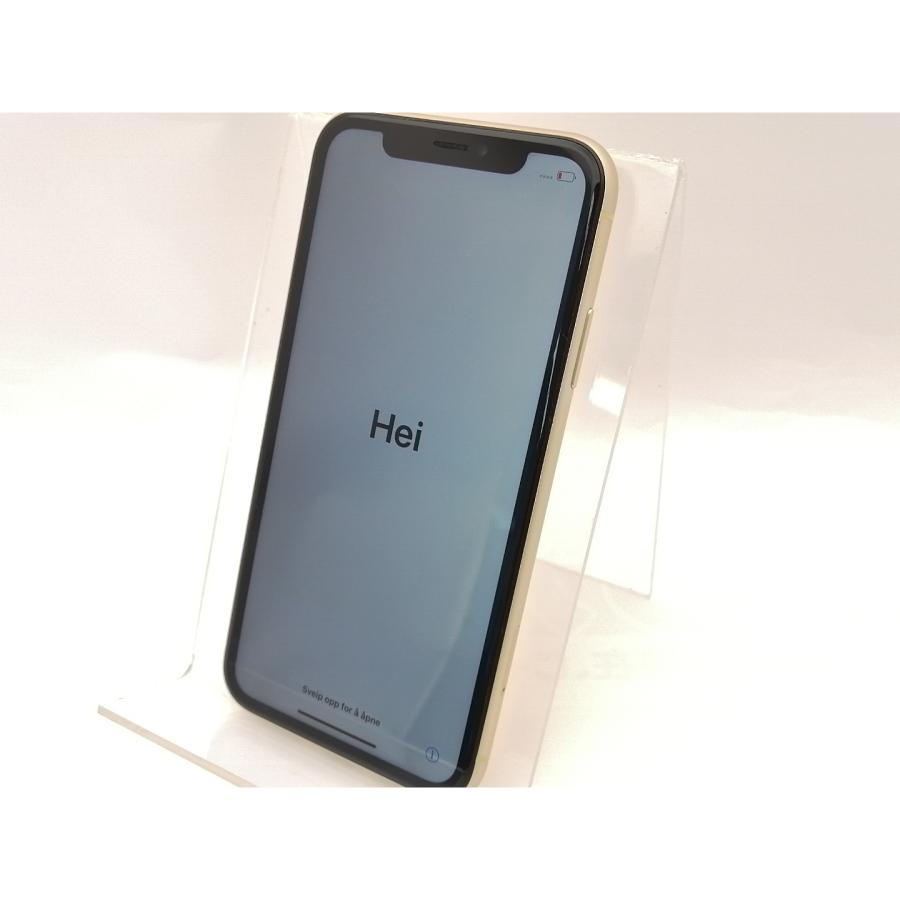 中古】Apple au 【SIMロック解除済み】 iPhone XR 128GB イエロー