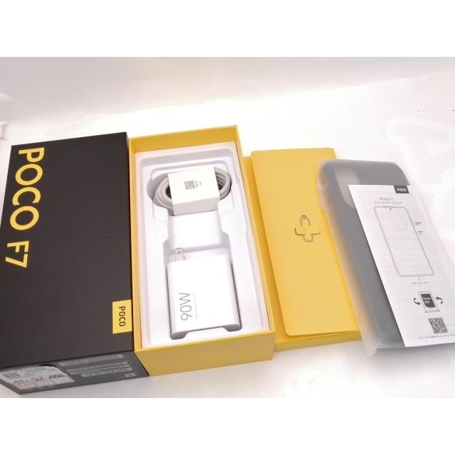 中古】Xiaomi 国内版 【SIMフリー】 Poco F7 ブラック 12GB 256GB