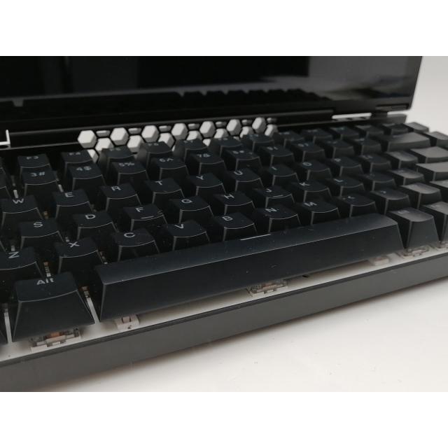中古】サンコー 10インチモニター搭載メカニカルキーボード KWSD25CBK