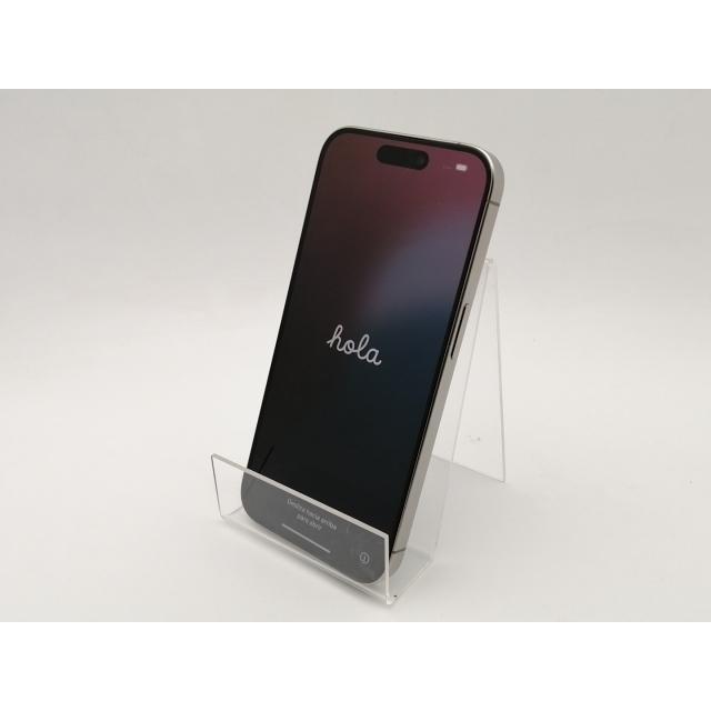 【中古】Apple 国内版 【SIMフリー】 iPhone 15 Pro 128GB ナチュラルチタニウム MTU93J/A【DS秋葉】保証期間１ヶ月【ランクB】の画像