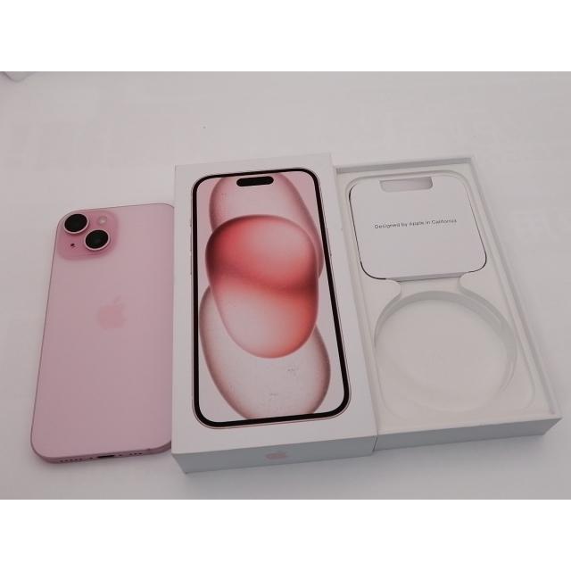 中古】Apple SoftBank 【SIMフリー】 iPhone 15 128GB ピンク MTMJ3J/A