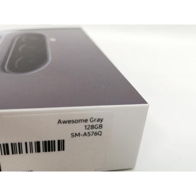 未使用】SAMSUNG 国内版 【SIMフリー】 Galaxy A57 5G オーサムグレー