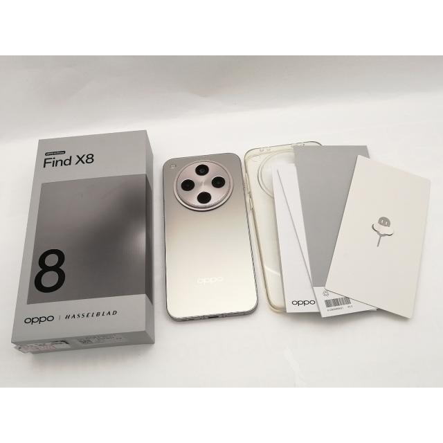 中古】Oppo 国内版 【SIMフリー】 OPPO Find X8 スターグレー 16GB
