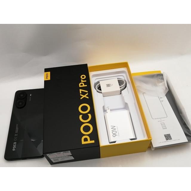 中古】Xiaomi 国内版 【SIMフリー】 Poco X7 Pro ブラック 8GB 256GB