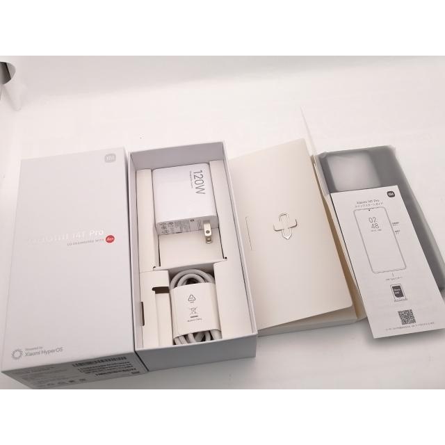 中古】Xiaomi 国内版 【SIMフリー】 Xiaomi 14T Pro 12GB 256GB チタン