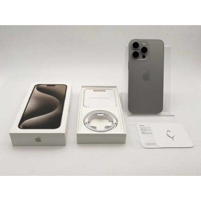 中古】Apple au 【SIMフリー】 iPhone 15 Pro Max 256GB ナチュラル 