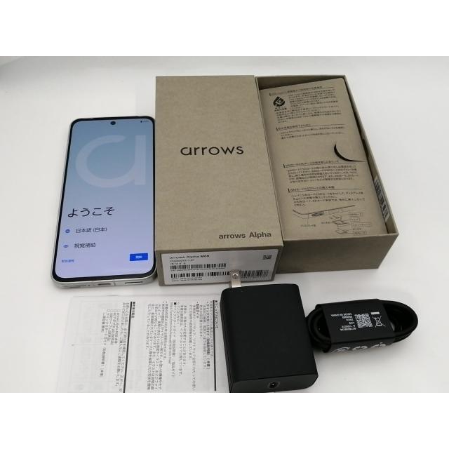 中古】FCNT 国内版 【SIMフリー】 arrows Alpha ホワイト 12GB 512GB