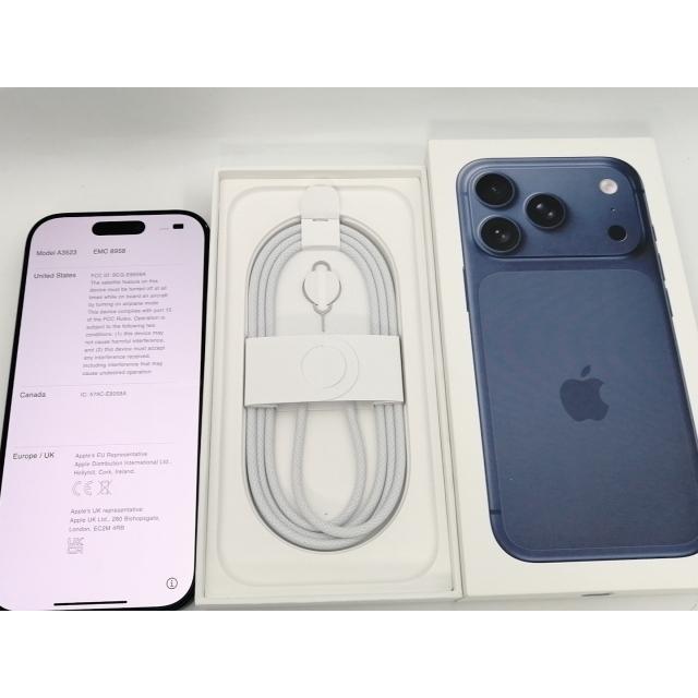 中古】Apple 海外版 【SIMフリー】 iPhone 17 Pro 512GB (nanoSIM+eSIM