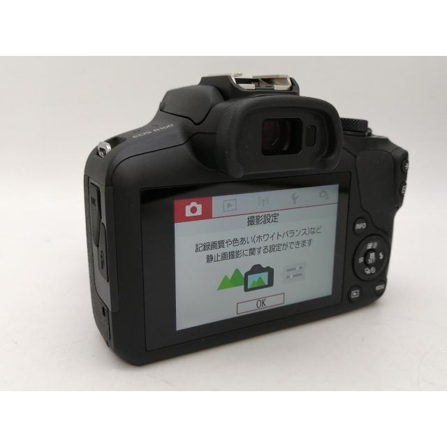 中古】Canon EOS R100 ダブルズームキット ブラック【新宿2】保証期間