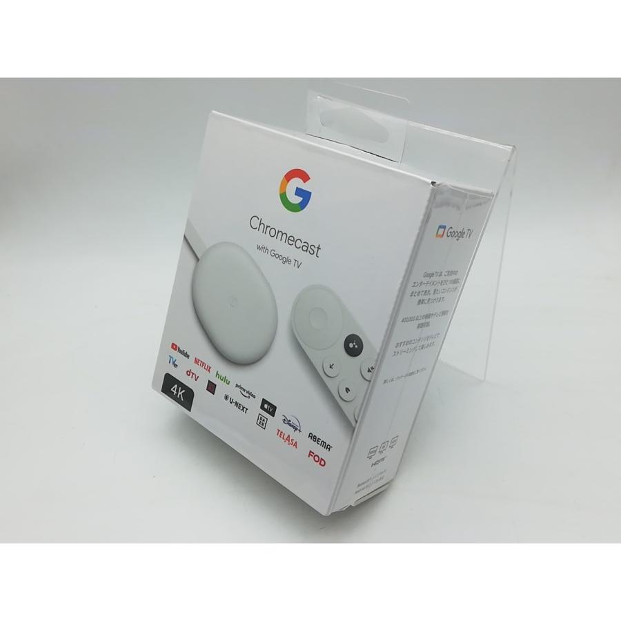 未使用に近い】Chromecast with Google TV スノー 中古 箱なし