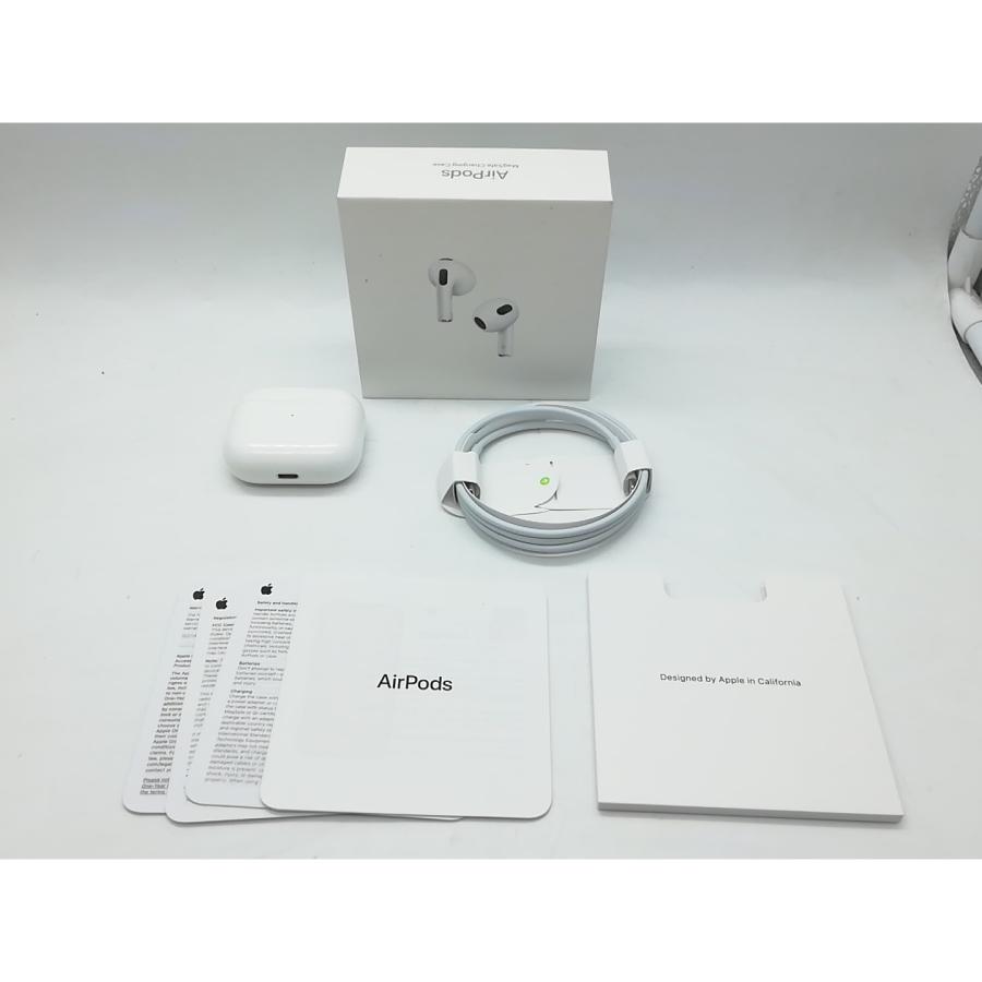 中古】Apple AirPods（第3世代） MagSafe充電ケース MME73J/A