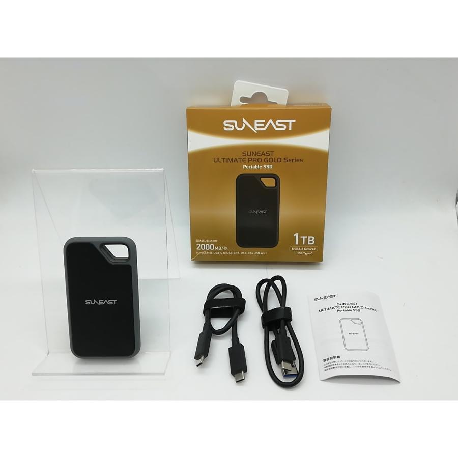 中古】SUNEAST 【ポータブルSSD】ULTIMATE PRO GOLD SEPS0001T2LG1F