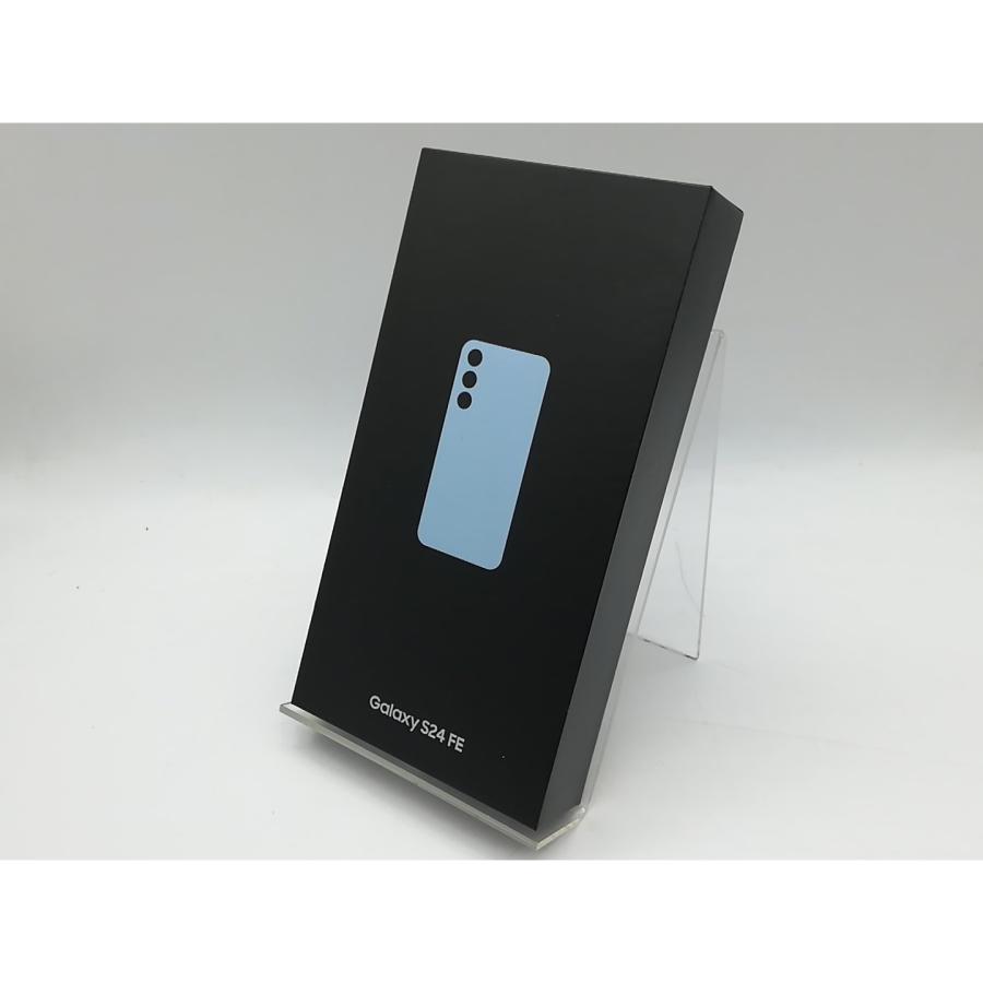 未使用】SAMSUNG au 【SIMフリー】 Galaxy S24 FE ブルー 8GB