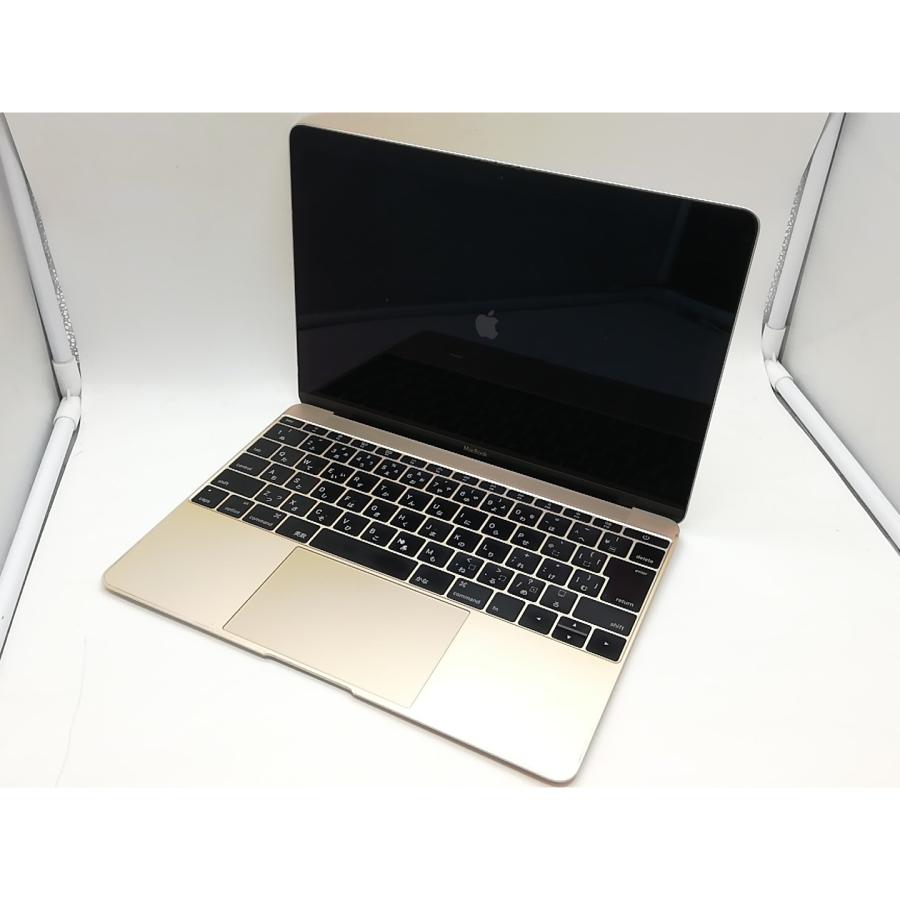 【美品】MacBook 12インチ MK4M2J/Aゴールド 本体 中古】Apple MacBook 12インチ CoreM:1.1GHz 256GB ゴールド MK4M2J/A