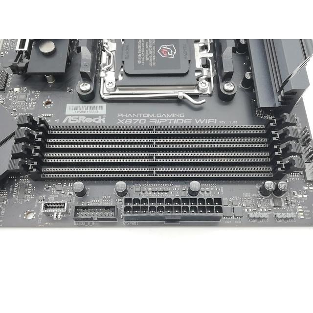 中古】ASRock X870 Riptide WiFi X870/AM5/ATX【秋葉2号】保証期間1