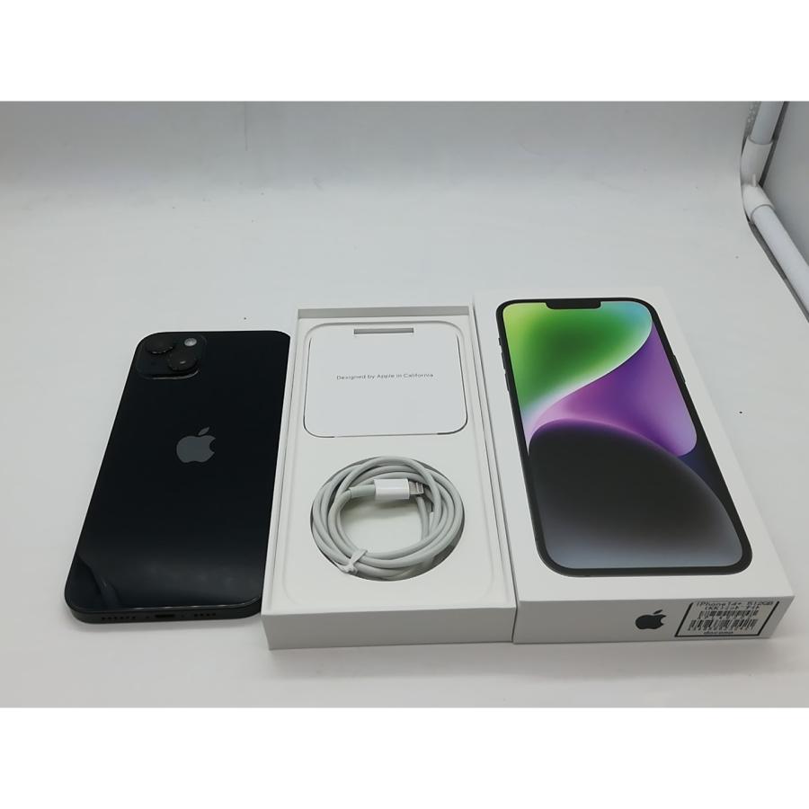 【中古】Apple docomo 【SIMフリー】 iPhone 14 Plus 512GB ミッドナイト MQ4R3J/A【吉祥寺】保証期間１ヶ月【ランクC】の画像