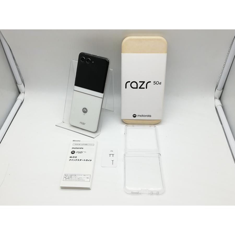 中古】MOTOROLA docomo 【SIMフリー】 motorola razr 50d ホワイト