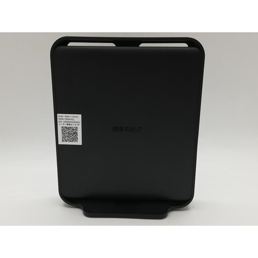BUFFALO Wi-Fi6 ルーター WSR-1500AX2L☆中古美品使用可 中古】BUFFALO AirStation WSR-1500AX2L [ブラック] Wi-Fi6(11ax)対応
