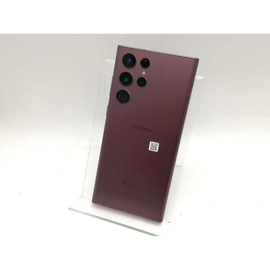 中古】SAMSUNG docomo 【SIMフリー】 Galaxy S22 Ultra バーガンディ