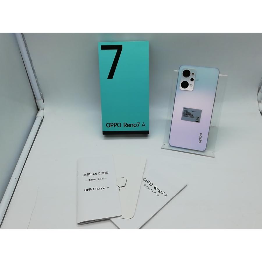 中古】Oppo ymobile 【SIMフリー】 OPPO Reno7 A ドリームブルー 6GB