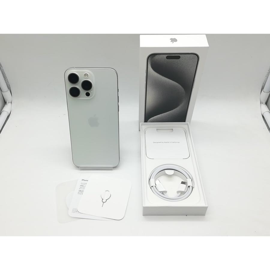 中古】Apple 国内版 【SIMフリー】 iPhone 15 Pro Max 256GB ホワイト