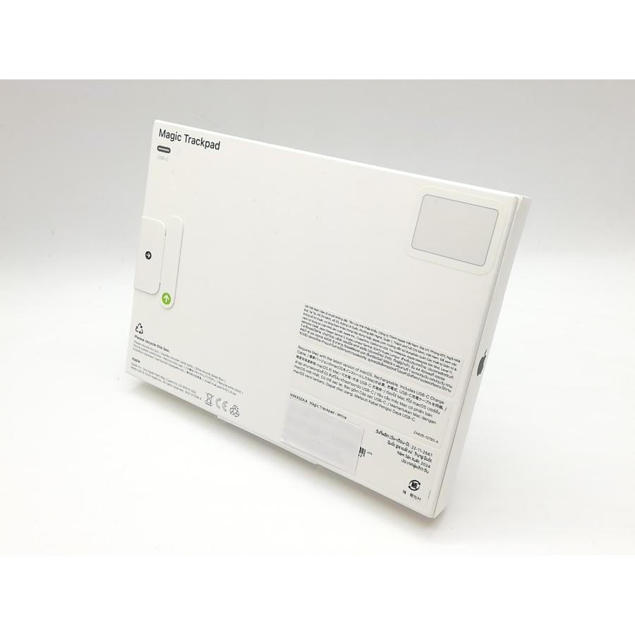 【新品未開封】Apple Magic Trackpad MXK93ZA/A Apple Magic Trackpad（USB-C）- ホワイト（Multi-Touch対応）｜永久