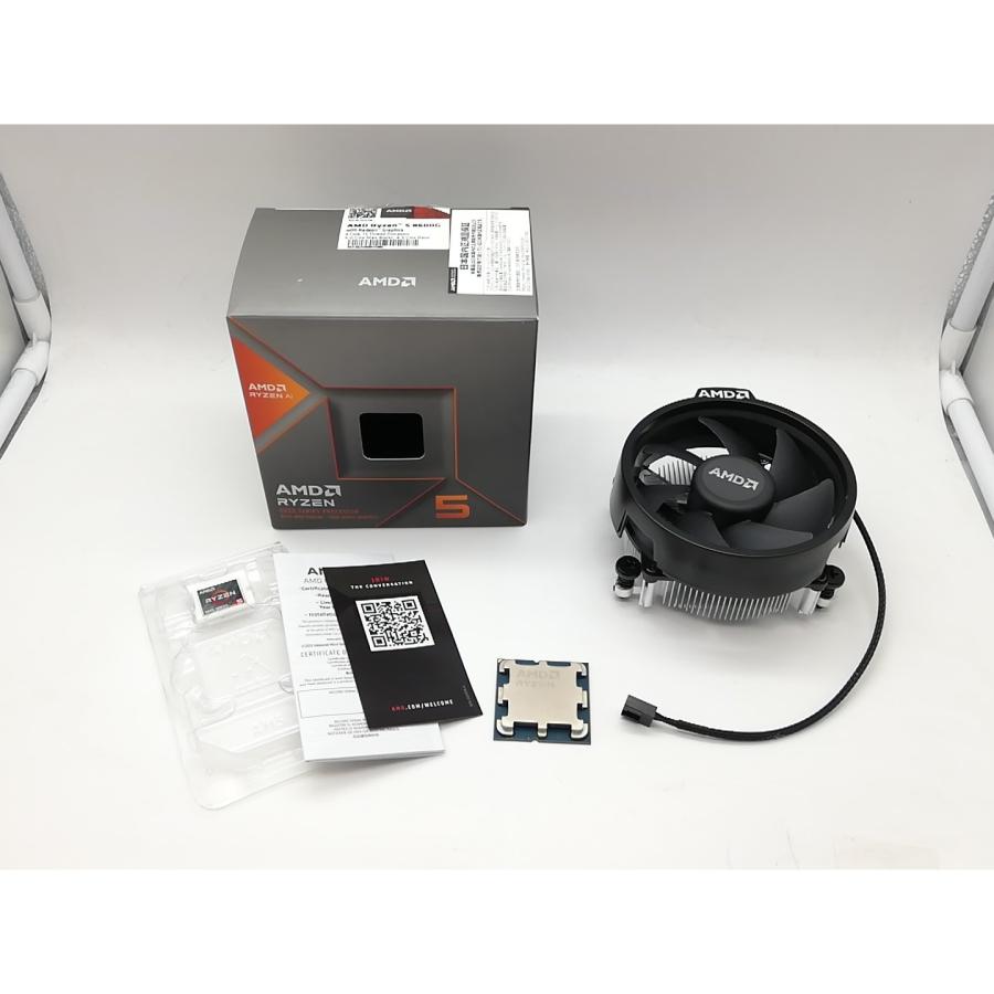 中古】AMD Ryzen 5 8600G (4.3GHz/TC:5GHz) BOX AM5/6C/12T/L3 16MB
