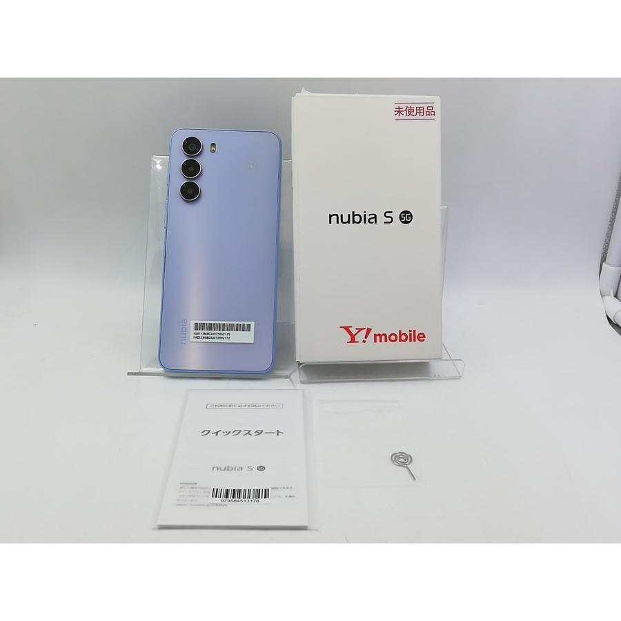 未使用】ZTE ymobile 【SIMフリー】 nubia S 5G 4GB 128GB