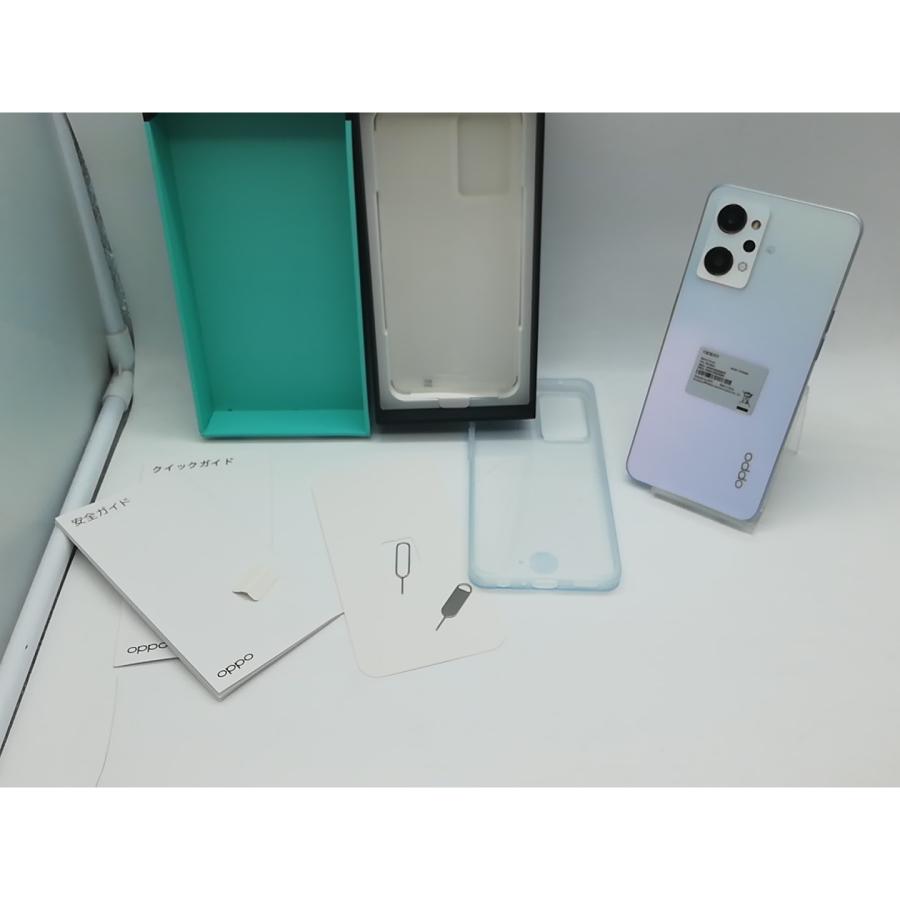 中古】Oppo 国内版 【SIMフリー】 OPPO Reno7 A ドリームブルー 6GB