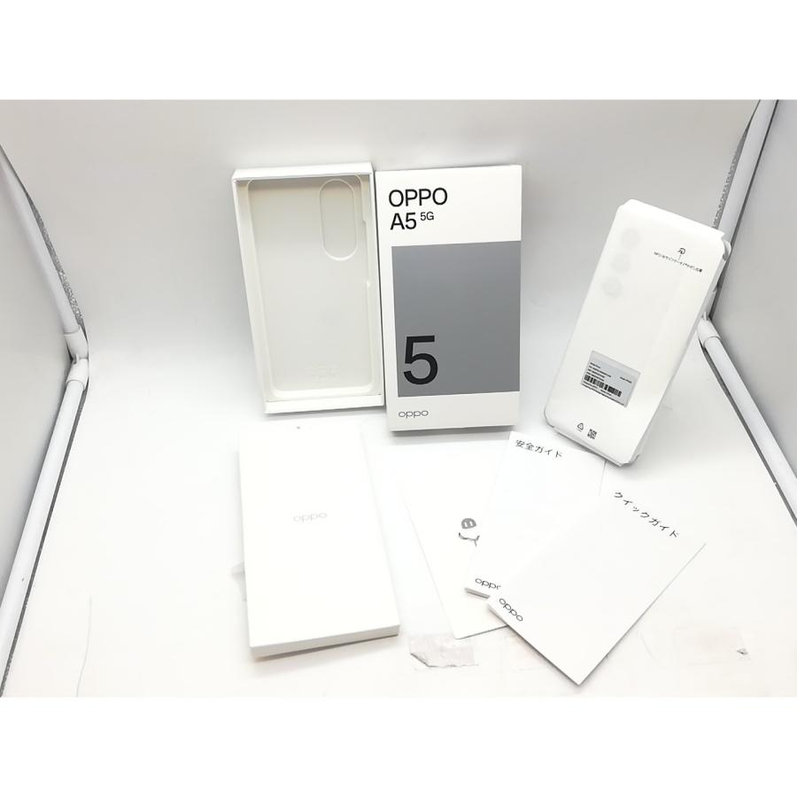 未使用】Oppo UQmobile 【SIMフリー】 OPPO A5 5G 4GB 128GB ホワイト