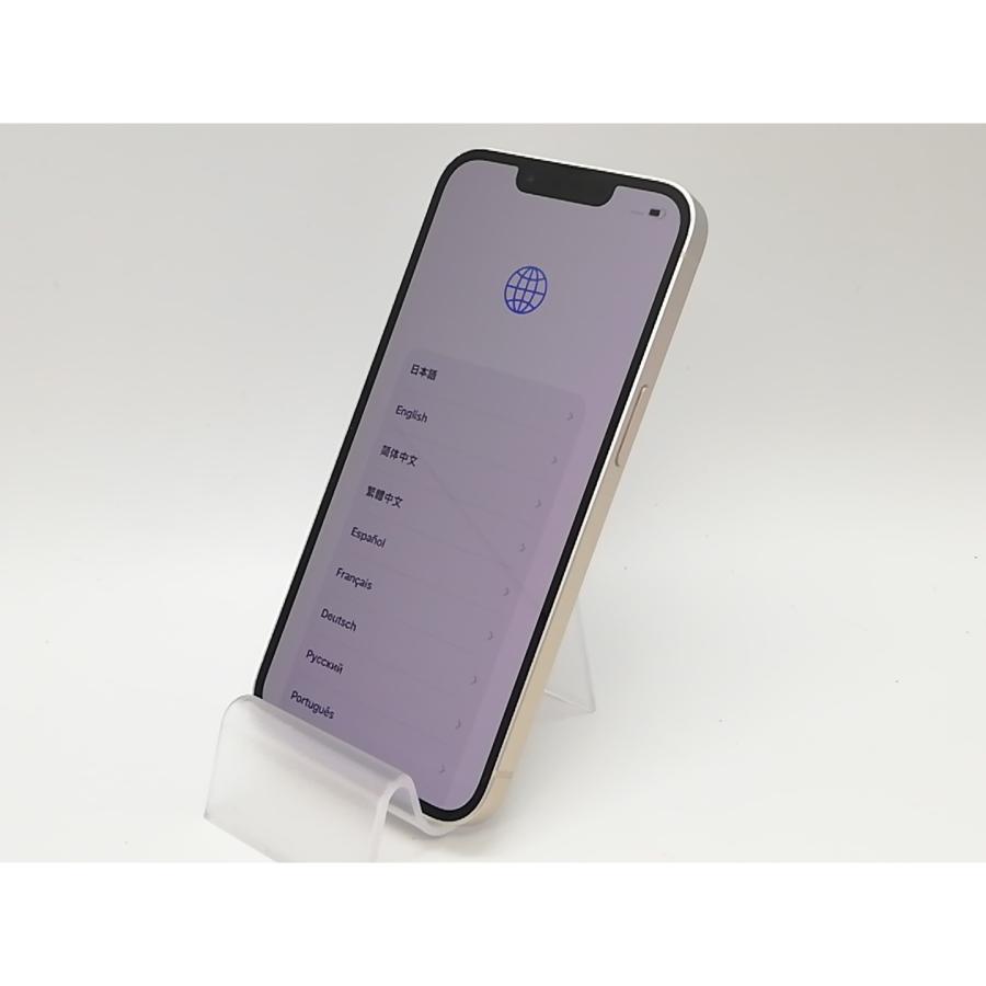 【中古】Apple 国内版 【SIMフリー】 iPhone 14 128GB スターライト MPUQ3J/A【府中ル・シーニュ】保証期間１週間【ランクC】の画像