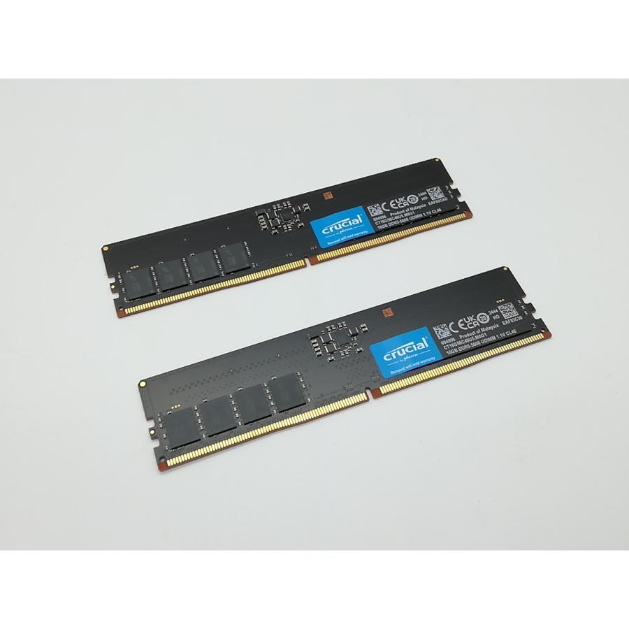 中古】DDR5 16GB 2枚組（合計32GB） DDR5-5600(PC5-44800