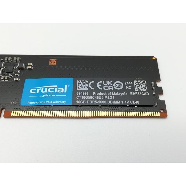 中古】DDR5 16GB 2枚組（合計32GB） DDR5-5600(PC5-44800