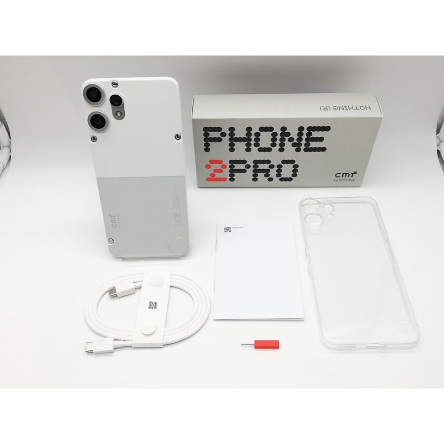 【中古】NOTHING 国内版 【SIMフリー】 CMF Phone 2 Pro ホワイト 8GB 256GB【吉祥寺】保証期間１ヶ月【ランクA】の画像