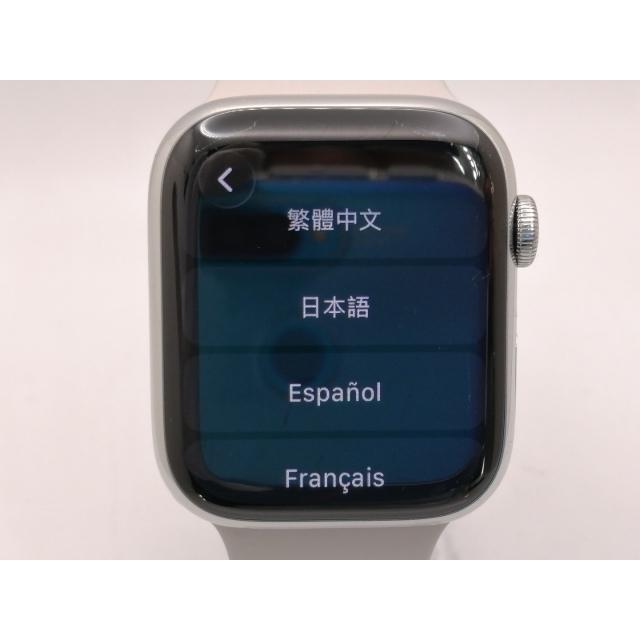 中古】Apple Apple Watch Series7 45mm Cellular シルバーステンレス 