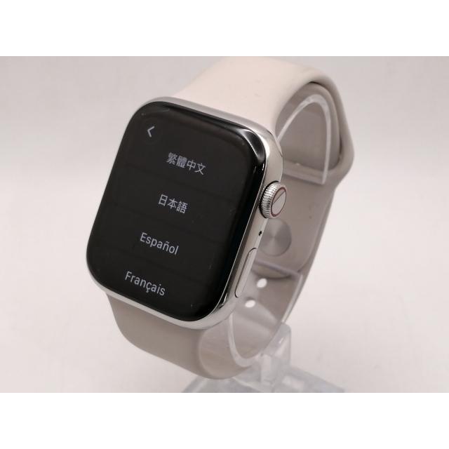 中古】Apple Apple Watch Series7 45mm Cellular シルバーステンレス 