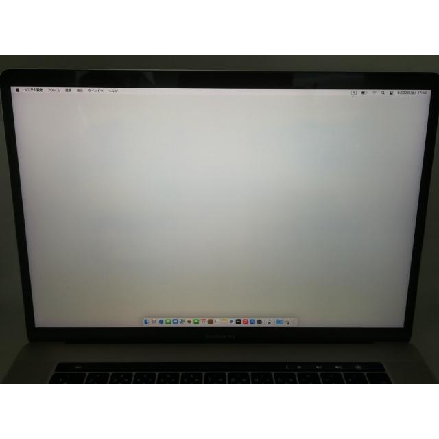 【中古】Apple MacBook Pro 15インチ Corei7:2.9GHz Touch Bar搭載 512GB シルバー MPTV2J/A (Mid 2017)【福岡天神】保証期間１ヶ月【ランクC】の画像