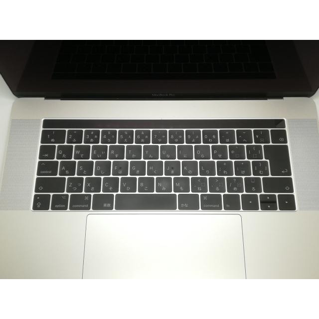【中古】Apple MacBook Pro 15インチ Corei7:2.9GHz Touch Bar搭載 512GB シルバー MPTV2J/A (Mid 2017)【福岡天神】保証期間１ヶ月【ランクC】の画像