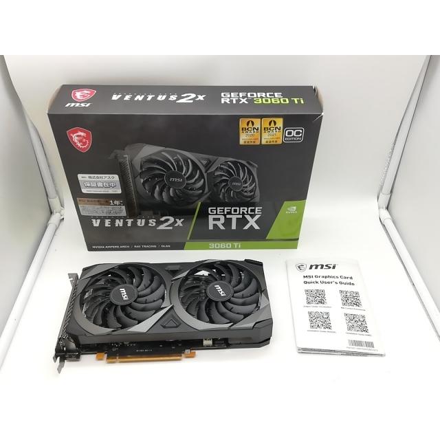 中古】MSI GeForce RTX 3060 Ti VENTUS 2X 8G OCV1 LHR RTX3060Ti(LHR