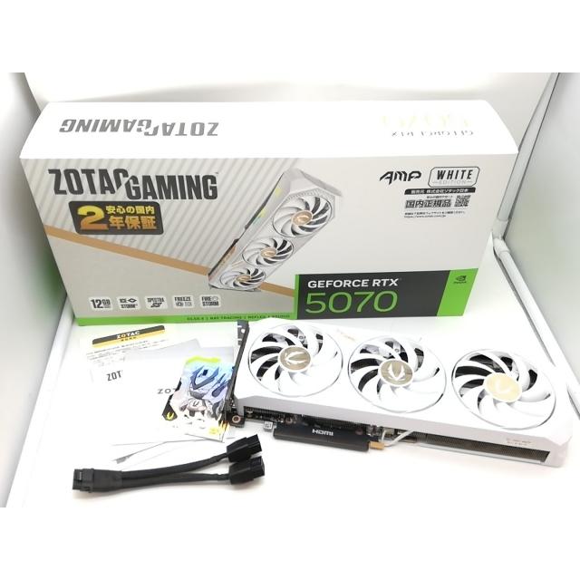 中古】ZOTAC ZOTAC GAMING GeForce RTX 5070 AMP White Edition ZT