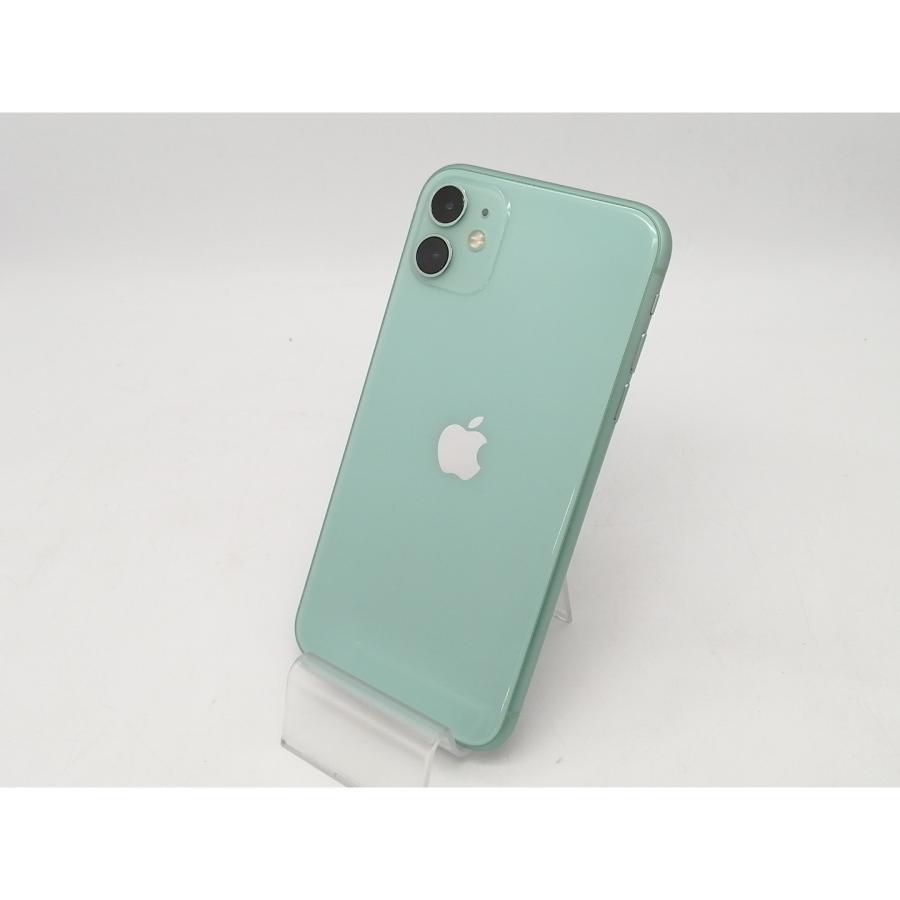 中古】Apple 国内版 【SIMフリー】 iPhone 11 128GB グリーン MHDN3J/A