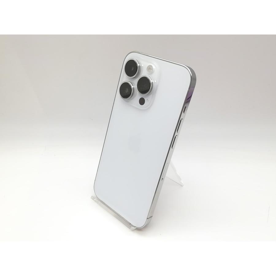 【中古】Apple SoftBank 【SIMフリー】 iPhone 14 Pro 256GB シルバー MQ0Y3J/A【吉祥寺】保証期間１ヶ月【ランクC】