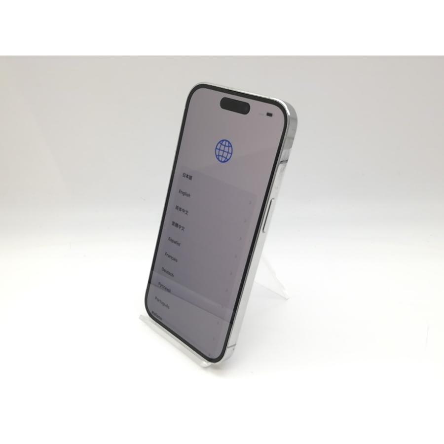 【中古】Apple SoftBank 【SIMフリー】 iPhone 14 Pro 256GB シルバー MQ0Y3J/A【吉祥寺】保証期間１ヶ月【ランクC】の画像