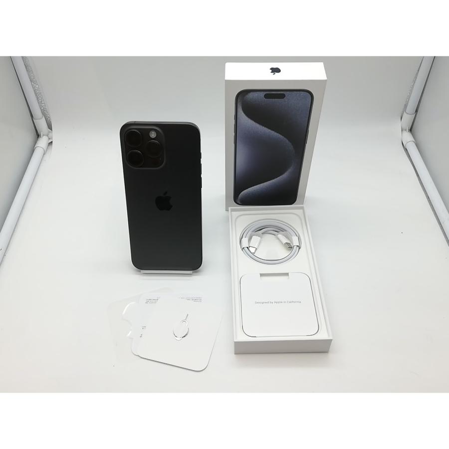 【中古】Apple 国内版 【SIMフリー】 iPhone 15 Pro Max 256GB ブラックチタニウム MU6P3J/A【吉祥寺】保証期間１ヶ月【ランクB】の画像