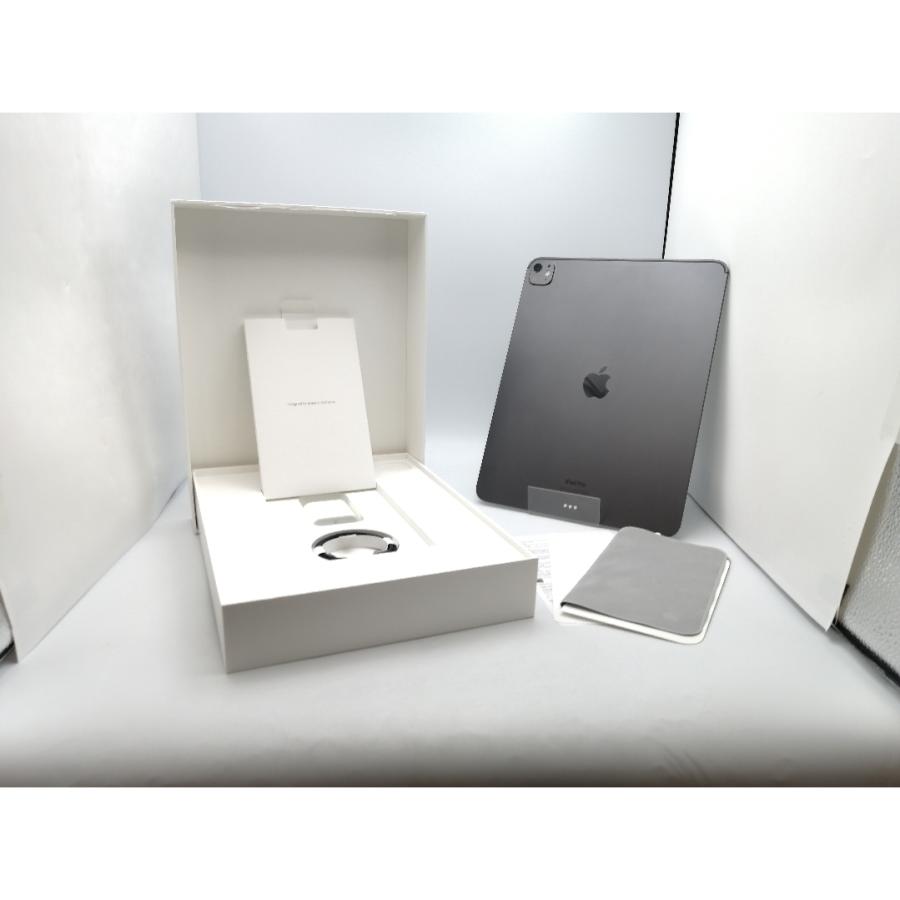 【中古】Apple 【Wi-Fi】 13インチ iPad Pro（M4/2024） 1TB スペースブラック Nano-Texture MWRF3J/A【ECセンター】保証期間１ヶ月【ランクB】の画像