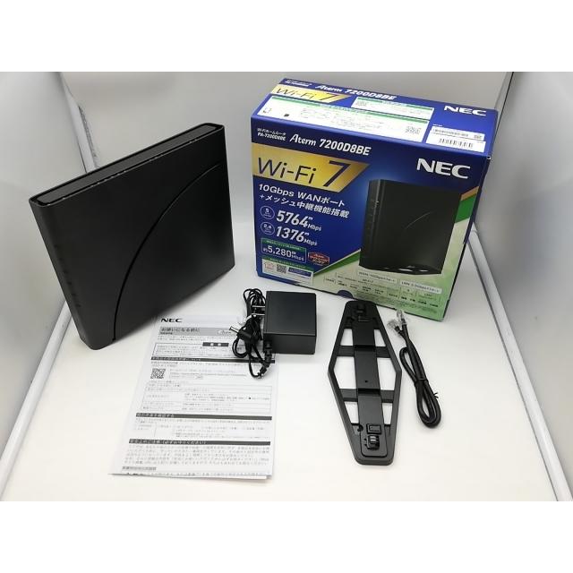 中古】NEC Aterm PA-7200D8BE Wi-Fi7(11be)対応無線LANルーター/2025年