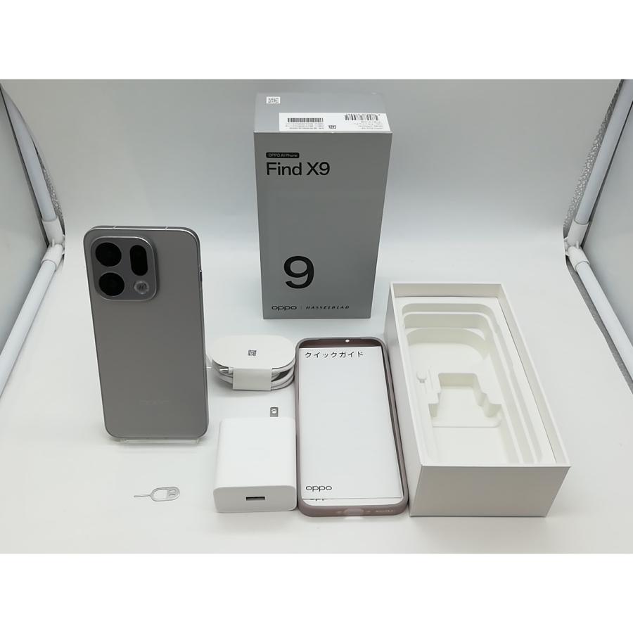 【中古】Oppo 国内版 【SIMフリー】 OPPO Find X9 チタニウムグレー 16GB 512GB【吉祥寺】保証期間１ヶ月【ランクA】の画像