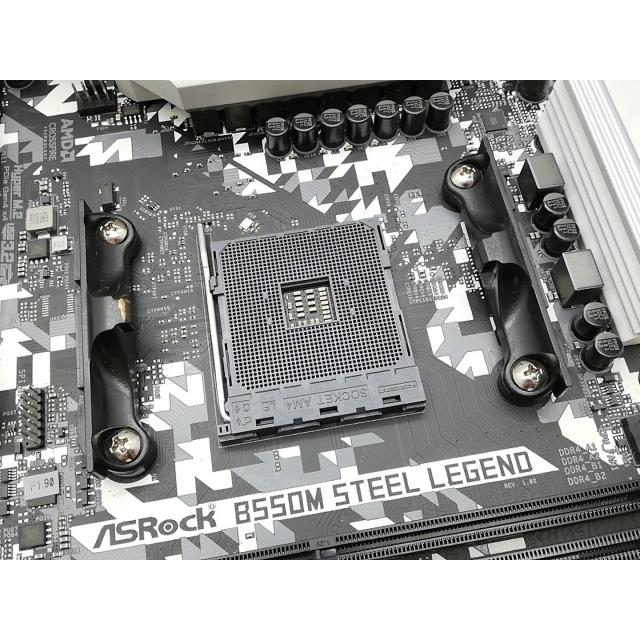 中古】ASRock B550M Steel Legend B550/AM4/2.5GbitLAN/MicroATX