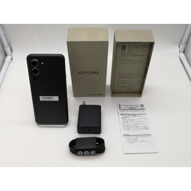 【中古】FCNT 楽天モバイル 【SIMフリー】 arrows Alpha ブラック 12GB 512GB M08 PB8M0000JP【吉祥寺】保証期間１ヶ月【ランクA】の画像